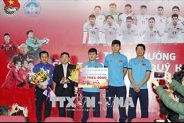 Trung ương Đoàn trao thưởng các thành viên U23 Việt Nam